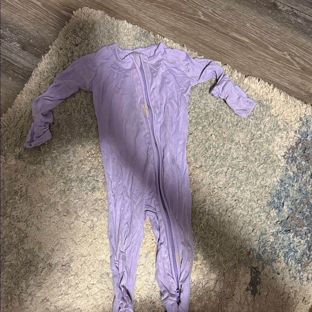 Little Sleepies Purple Kids One Piece